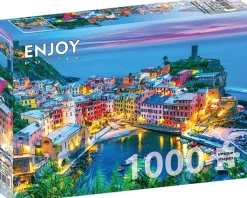 Enjoy Puzzle Vernazza au Crépuscule, Cinque Terre, Italy* Soleil, Lune|France