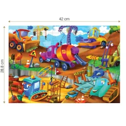 Roovi Véhicules de Chantier*Enfant Voitures, Motos Et Camions|Dès 6 Ans : 50 À 100 Pièces