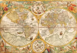 Clementoni Vieille Carte du Monde* De 2 000 Pièces|De 2 000 Pièces