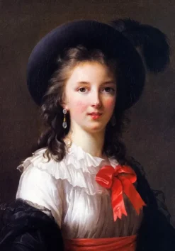 Grafika Kids Vigee le Brun Louise-Élisabeth - Louise-Élisabeth Vigee le Brun : autoportrait, 1781*Enfant Art|Dès 6 Ans : 50 À 100 Pièces