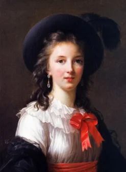 Grafika Vigee le Brun Louise-Élisabeth - Louise-Élisabeth Vigee le Brun : autoportrait, 1781* De 2 000 Pièces|De 2 000 Pièces