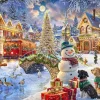 Bluebird Puzzle Villa de Noël*Femme Noël|Villes Et Villages