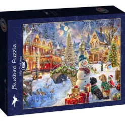 Bluebird Puzzle Villa de Noël*Femme De 1 500 Pièces|De 1 500 Pièces