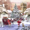 Bluebird Puzzle Village and Santa*Femme Noël|Villes Et Villages