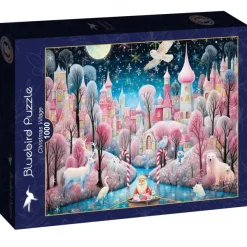 Bluebird Puzzle Village de Noël en Rose*Femme Noël|Villes Et Villages