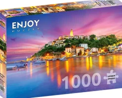Enjoy Puzzle Village de Vrbnik, Croatie* Autres Pays D'Europe|Plages Et Îles De Rêve