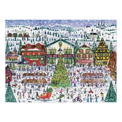 Galison Village du Père Noël - Puzzle 1000 Pièces*Femme Noël|Villes Et Villages
