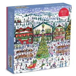 Galison Village du Père Noël - Puzzle 1000 Pièces*Femme Noël|Villes Et Villages