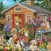 SunsOut Visiting the Potting Shed* Chiens|Chats