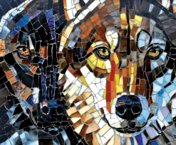 SunsOut Vitrail Loups* Loups|De 1 000 Pièces