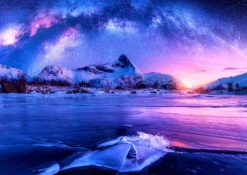 Enjoy Puzzle Voie lactée sur l'île de Lofoten, Norvège* Montagnes|De 1 000 Pièces