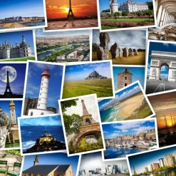 Grafika Voyage à Travers la France* Monuments|Collages