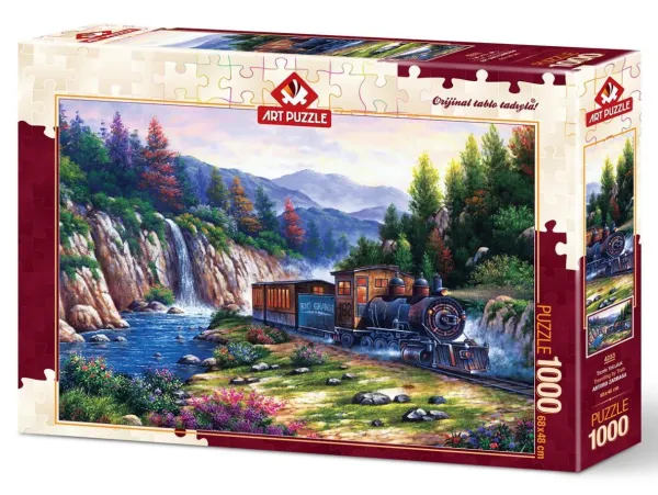 Art Puzzle Voyage en Train* Trains|Rétros Et Nostalgie