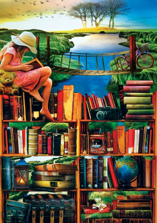 Art Puzzle Voyageur*Femme Zen Et Bien Être|De 1 000 Pièces