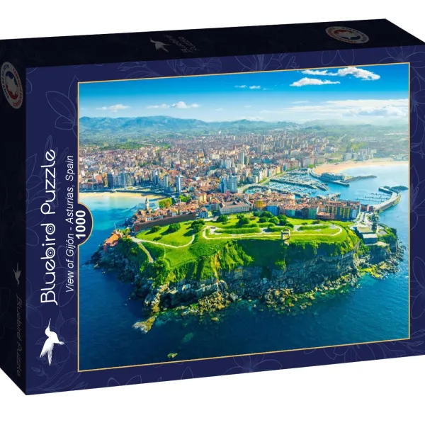 Bluebird Puzzle Vue de Gijón - Les Asturies, Espagne* Espagne|Mers Et Océans
