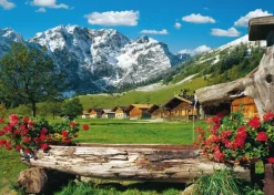 Schmidt Spiele Vue sur l'Idylle de la Montagne* Montagnes|Cottages Et Châlets