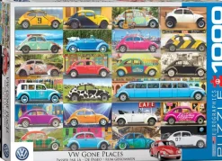 Eurographics VW Beetle - Gone Places* Voitures, Motos Et Camions|Rétros Et Nostalgie