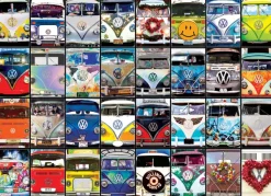 Eurographics VW Bus - Cool Faces* Allemagne|Voitures, Motos Et Camions