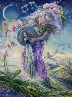 Grafika Wall Joséphine - Signe du Zodiaque - Verseau*Femme De 2 000 Pièces|De 2 000 Pièces