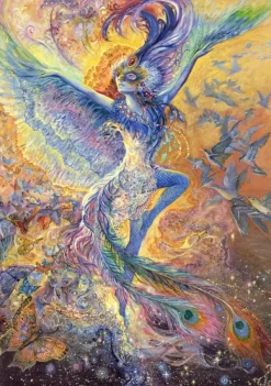 Grafika Wall Joséphine - Josephine Wall - Blue Bird*Femme De 1 500 Pièces|De 1 500 Pièces
