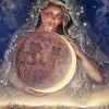 Grafika Kids Wall Joséphine - Josephine Wall - Moon Goddess*Femme Puzzles Pour Enfants|Hommes Et Femmes