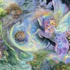 Grafika Wall Joséphine - Josephine Wall - Magical Meeting*Femme Licornes|Dauphins