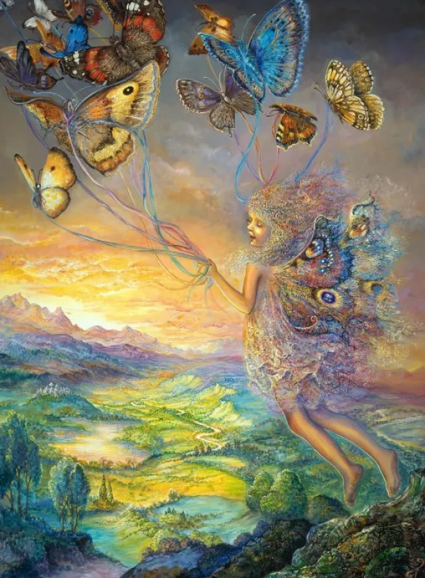 Grafika Wall Joséphine - Josephine Wall - Up and Away*Femme/Enfant De 2 000 Pièces|De 2 000 Pièces