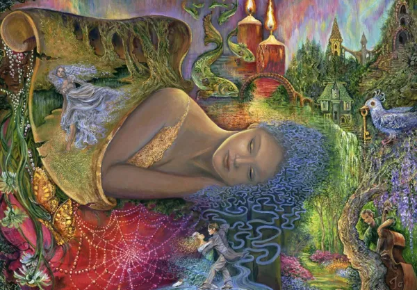 Grafika Kids Wall Joséphine - Josephine Wall - Dreaming in Color*Femme Puzzles Pour Enfants|Hommes Et Femmes