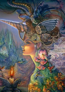 Grafika Wall Joséphine - Josephine Wall - My Lady Unicorn*Femme Oiseaux|Licornes