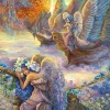 Grafika Wall Joséphine - Josephine Wall - I Saw Three Ships*Femme Oiseaux|Hommes Et Femmes