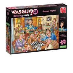 Jumbo WASGIJ DESTINY 25 - SOIRÉE DE JEUX ! (1000 PIECES)*Femme Déco Et Objets|Déco Culinaire