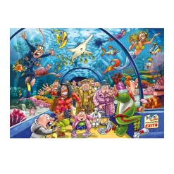 Jumbo WASGIJ ORIGINAL 43 - ÇA SENT LE POISSON (1000 PIECES)*Femme Humour, Satire Et Wasgij|De 1 000 Pièces