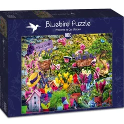 Bluebird Puzzle Welcome to Our Garden* Déco Et Objets|Forêts, Fleurs Et Jardins