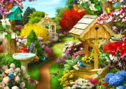 Enjoy Puzzle Wishes of Wonder* Oiseaux|Forêts, Fleurs Et Jardins