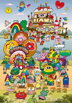 Heye With Jon Burgerman*Enfant Puzzles Pour Enfants|Collages