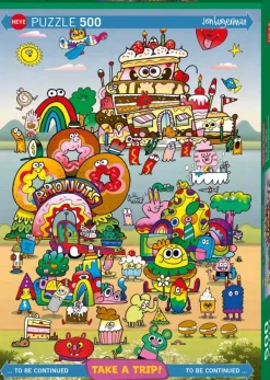 Heye With Jon Burgerman*Enfant Puzzles Pour Enfants|Collages