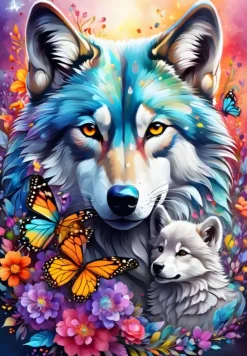 Alipson Puzzle Wolves - Maternal Love Collection* De 1 000 Pièces|De 1 000 Pièces