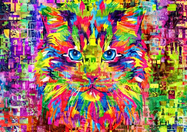 Bluebird Puzzle Wonderful Cat* Chats|Art