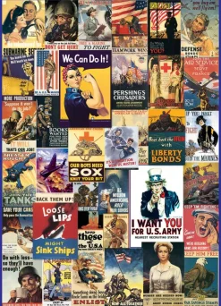 Eurographics World War I & II Vintage Posters* Rétros Et Nostalgie|Collages