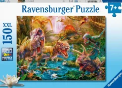 Ravensburger XXL Pièces - La Rencontre des Dinosaures*Enfant À Partir De 9 Ans|Dinosaures